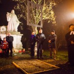 Megemlékezés Tessedik Sámuel szobránál