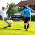 Dócza Gábor (fehérben) és Nagy Dávid (kékben)