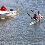 Bátor György edző, Kirkov Valentin (elöl) és Kuli István (hátul)