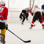 Domján Balázs (feketében)