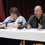 Dr. Strassburger Gyöngyi jegyző és Sinka Imre polgármester