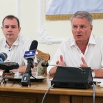 Hodálik Pál alpolgármester és dr. Melis János címzetes főjegyző