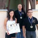 Csanálosi Laura, Bencsik Mihály (középen) és Bencsik Attila