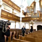 A TV2 forgat az Ótemplomban (Fotó: Babák Zoltán)