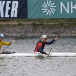 Hátul Dombvári Bence, elöl Noé Zsombor (Fotó: kajakkenusport.hu)