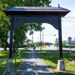 Székelykapu a Körösvölgyi kerékpárúton Békésszentandrás településhatárán (Fotó: Babák Zoltán)