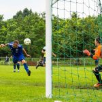 Szabó Ferenc bravúros fejessel 2-1-re szépített (Fotó: Babák Zoltán)