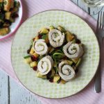 Cukkinis pulykamelltekercs (Fotó: Gallicoop Instagram)