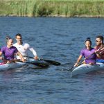 Kiss Blanka és Kuli Pisti balról (Fotó: kajakkenusport.hu)