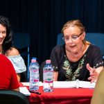 Jónás Gabriella a Sógornők olvasópróbáján (Fotó: Babák Zoltán)