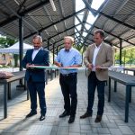 Zalai Mihály, a Békés Megyei Önkormányzat elnöke, Molnár József, Csabacsűd polgármestere és Dankó Béla, a térség országgyűlési képviselője (Fotó: Babák Zoltán)