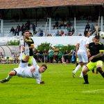 Kriska Norbert ollózása nem ért gólt (Fotó: Babák Zoltán)