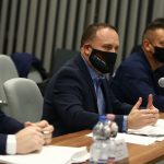 Takács Árpád kormánymegbízott, a védelmi bizottság elnöke (Fotó:Békés Megyei Kormányhivatal/Lehoczky Péter)