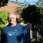 Kis István otthonának csodálatosan gondozott kertjében (Fotó: Babák Zoltán)