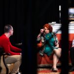 Varga Viktor beszélget Dósa Zsuzsával és Belinszki Zoltánnal az első LégyOTTon (Fotó: Babák Zoltán)