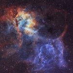 Az Oroszlán-köd Bagi László fotóján