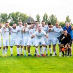 Győzelmi öröm a Szarvasi FC Mezőhegyesi SE elleni aratott bravúros győzelme után (Fotó: Babák Zoltán)