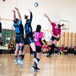 Majoros Flóra és a blokk (Fotó: Babák Zoltán)