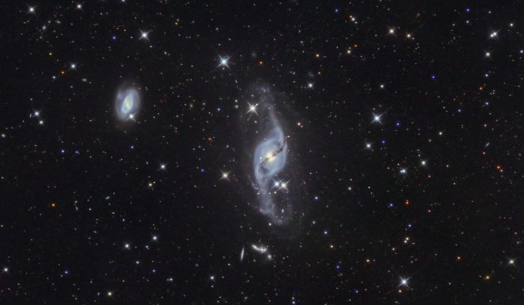 Bagi László fotója az NGC3718 spirálgalaxisról