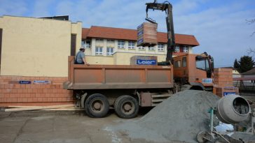 Tornaterem bővítés a Vajda Péter Evangélikus Gimnáziumban