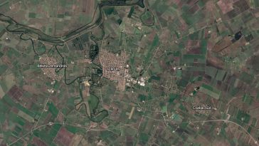 Környékünk 2020-as állapota a Google Earth alapján