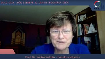 Dr. Karikó Katalin a Nők szerepe az orvostudomány élén című online konferencián