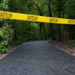 A kerékpárút ligeti páyalejáró felőli vége felől kezdődött az aszfaltozás