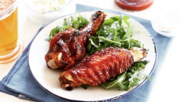 Sörpácos BBQ pulykaszárny
