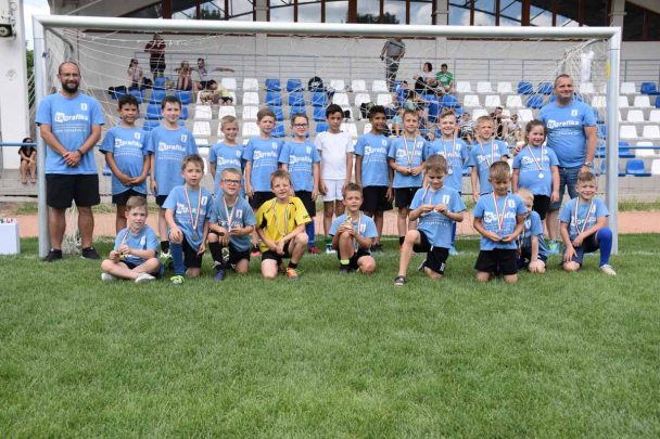 Az U7, U8 és U9 csapatok Valastyán Balázs és Trabach János edzőkkel