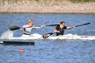 Kozák Danuta és Bodonyi Dóra a poznani Eb döntőjében