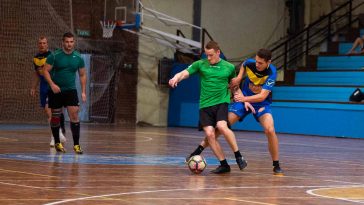 Bakos Krisztián (zöld mezben) négy gólt szerzett (A fotó egy korábbi fordulóban készült)