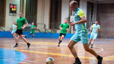 A góllövőlista eleje: Bakos Krisztián (Szia Uram!, zöldben) és Szécsi Gábor (Blue Gym, türkiz)
