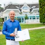 Bogdán Tamás, a Liget Wellness és Konferencia Hotel vezetője a Magyar Ezüst Érdemkereszt kitüntetéssel