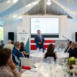 Muzsek András, a Gallicoop vezérigazgatója a vállalat stratégiáját vázolja a vendégek számára