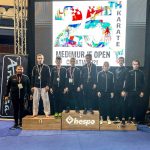 A szarvasi karatecsapat