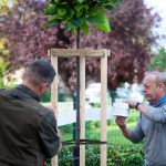 Szrnka Mihály erdőgazdálkodási ágazatvezető és Molnár József