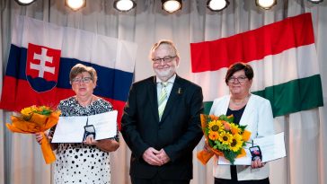 Frankó Anna, Emil Kuchár, Szlovákia főkonzulja és Nyemcsok Mátyásné