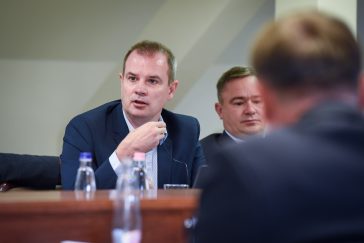 Hodálik Pál a megyegyűlésen