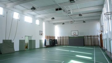 A Vajda Péter Evangélikus Gimnázium megújult tornaterme