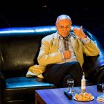 Dr. Misur György (1933–2021) ny. diplomata a Szarvasi Vízi Színházban 2019. július 8-án