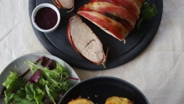 Pulykamell baconnel