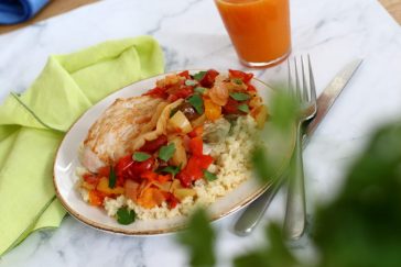 Lecsós pulyka kölessel