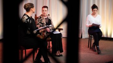 Komáromi Anett, Jónás Gabriella és Szemerédi Bernadett Edward Albee Három magas nő című drámájában