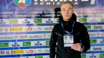 Nagy Máté becsekkolt a felnőttek közé a Karate1 Series A pamplonai viadalán