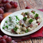 Pulykamell szőlőmártással