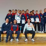 A Vasas csapatával Tóth Patrik (álló sor jobb szélén)