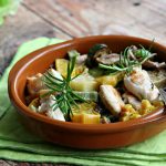 Kelbimbós-gombás pulykamelles tészta