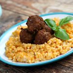 Sütőtökös rizottó pulykahúsgombóccal