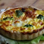 Pulykamellsonkás-brokkolis quiche