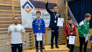 35 kg-ban országos bajnok Darvas Krisztián